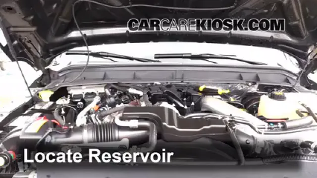 2014 Ford F-350 Super Duty King Ranch 6.7L V8 Turbo Diesel Liquide essuie-glace Ajouter du liquide